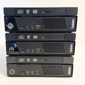 3x Namizni računalnik LENOVO ThinkCentre M93 Tiny z DVD enoto