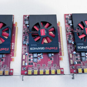 3x Grafična kartica AMD FirePro W600 – profesionalna multi-display rešitev za 6 monitorjev