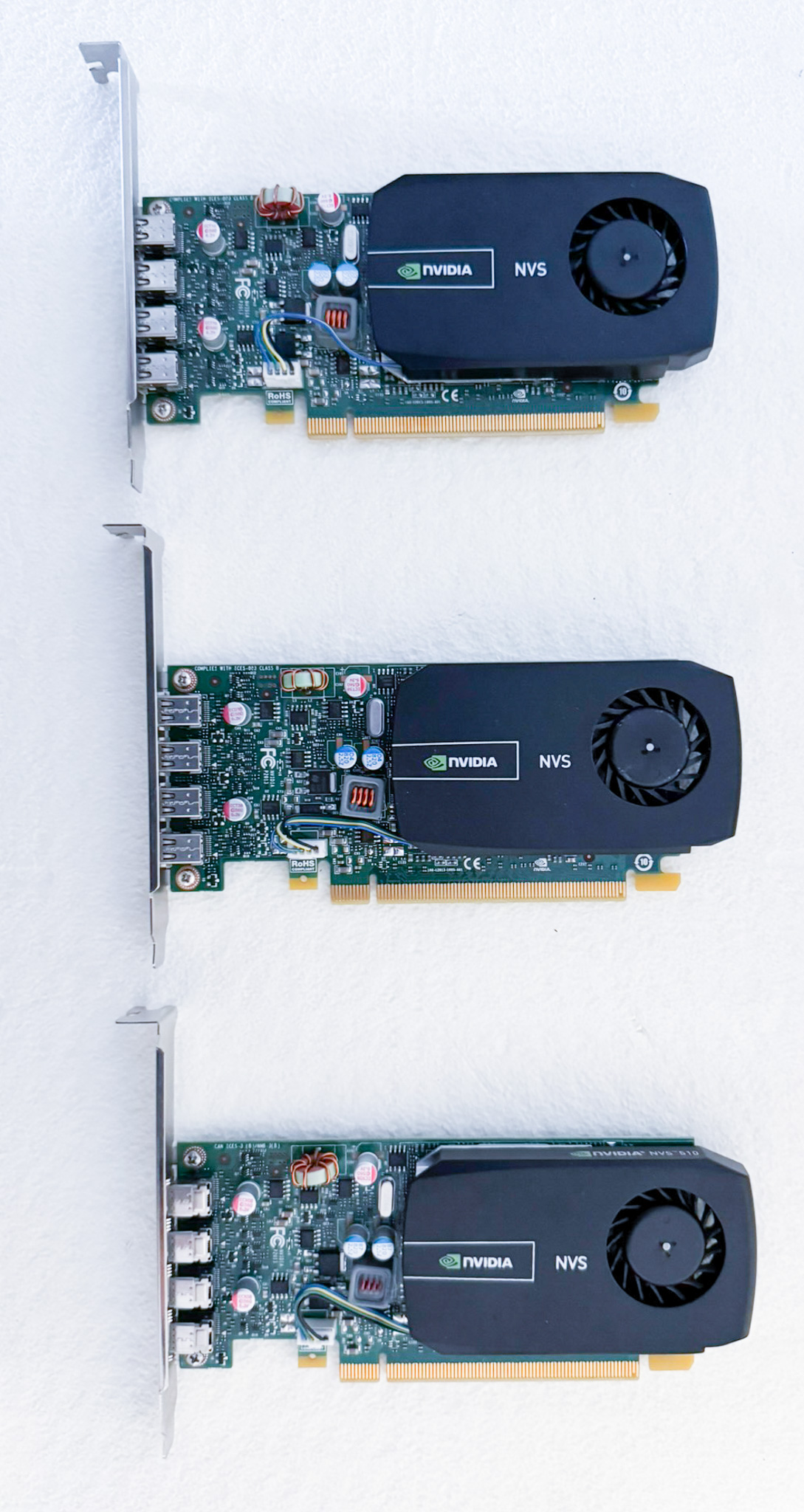 3x Grafična kartica NVIDIA NVS 510 – profesionalna multi-display kartica za do 4 monitorje