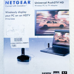 Netgear Universal Push2TV HD PTVU1000 – brezžični adapter za prenos slike iz računalnika na televizor