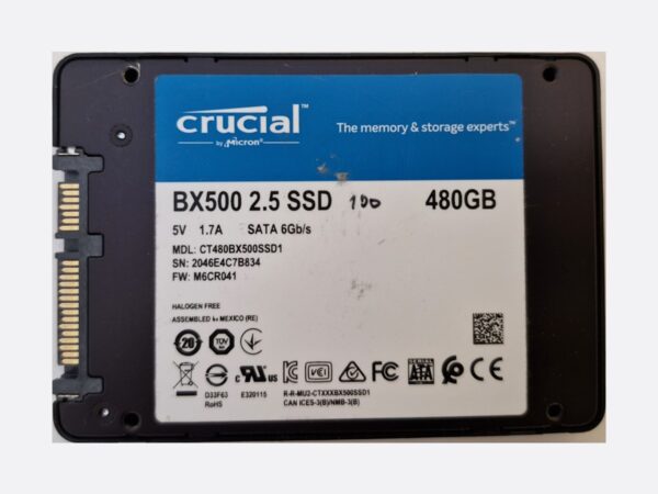 Crucial BX500 480 GB SSD