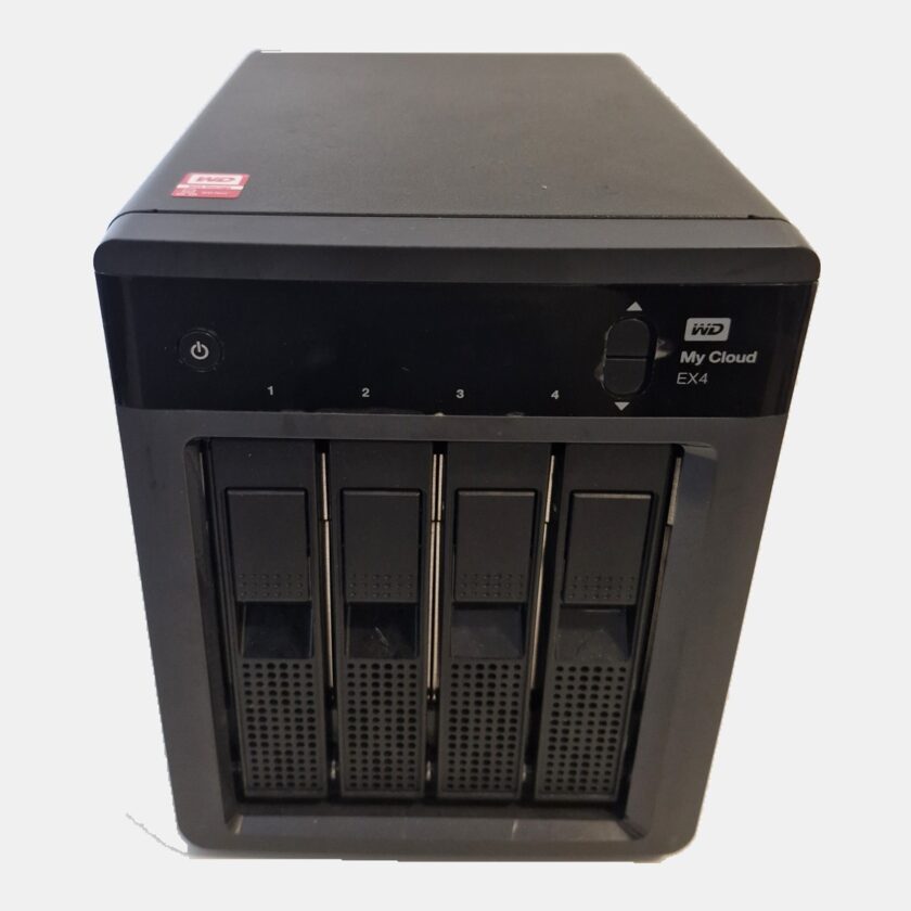 WD My Cloud EX4 – mrežni disk (NAS) za 4 diske, z 2× 2 TB
